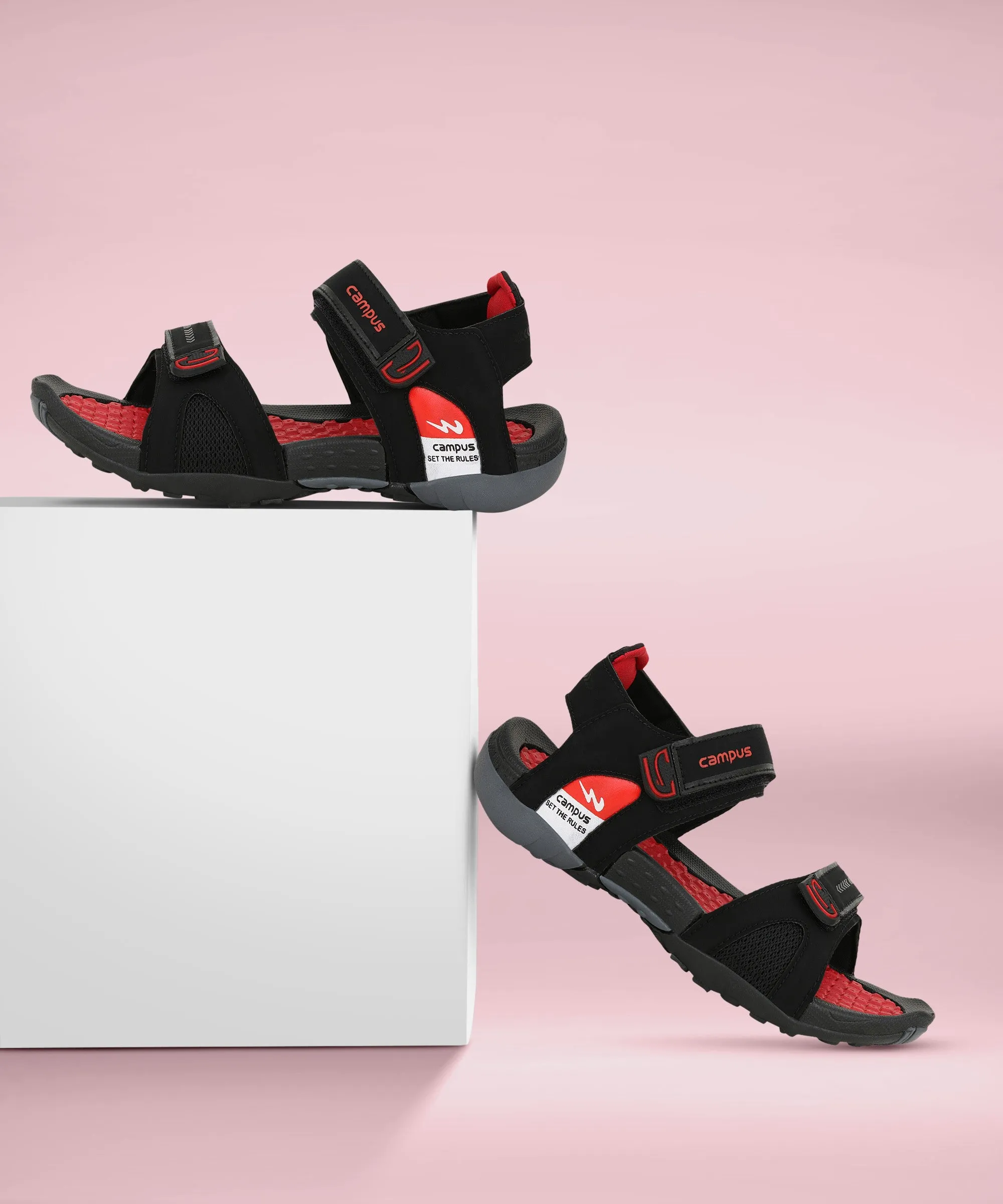 2GC-18 Black Men's Sports Sandals
