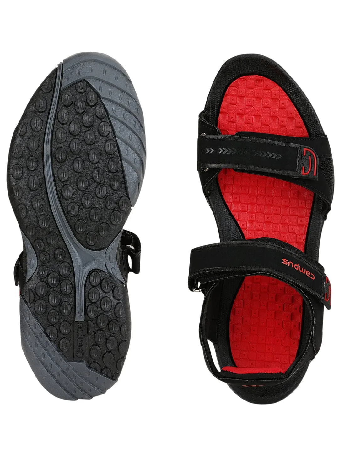 2GC-18 Black Men's Sports Sandals