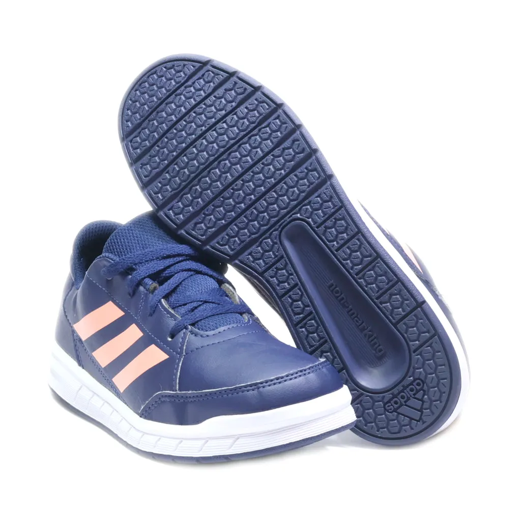 Adidas Sneakers Leather Blue Colour For Kids