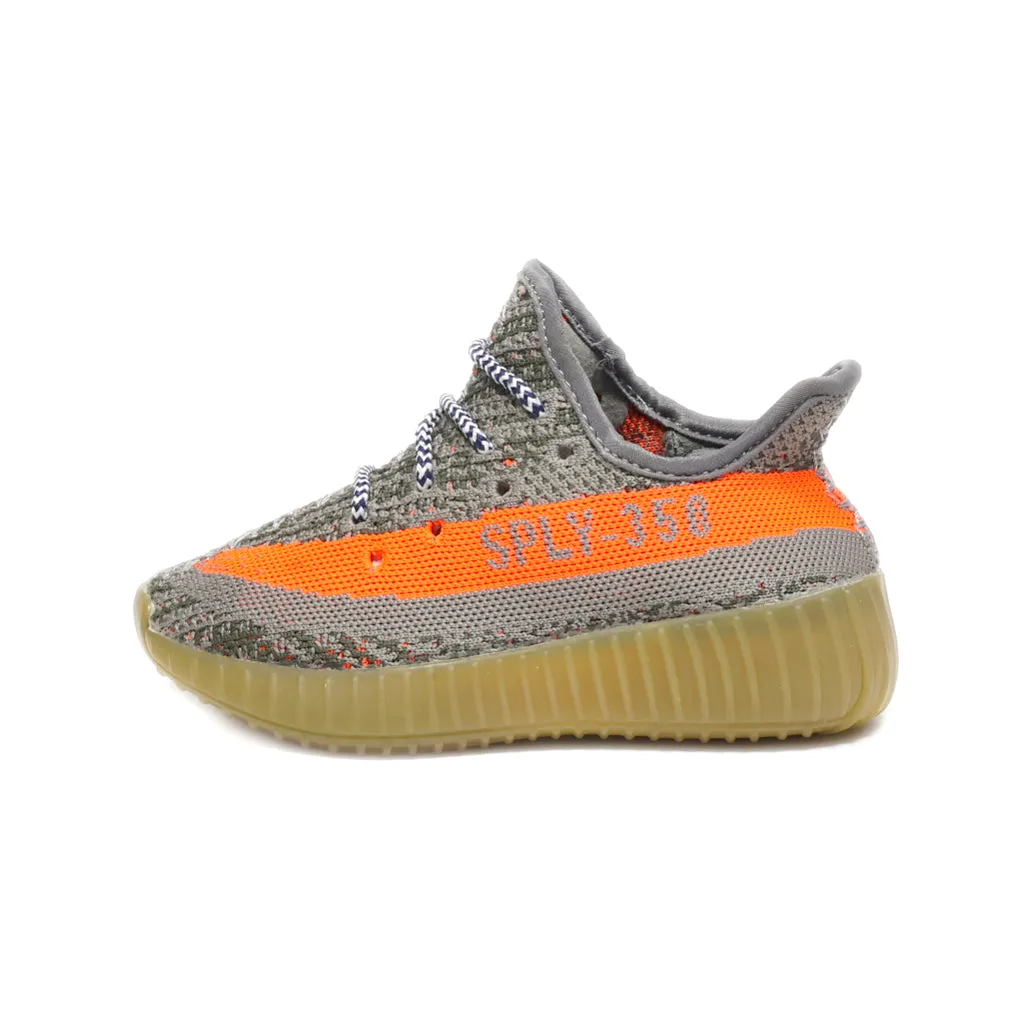 Adidas Yeezy Sneakers Fabric Grey Colour For Kids