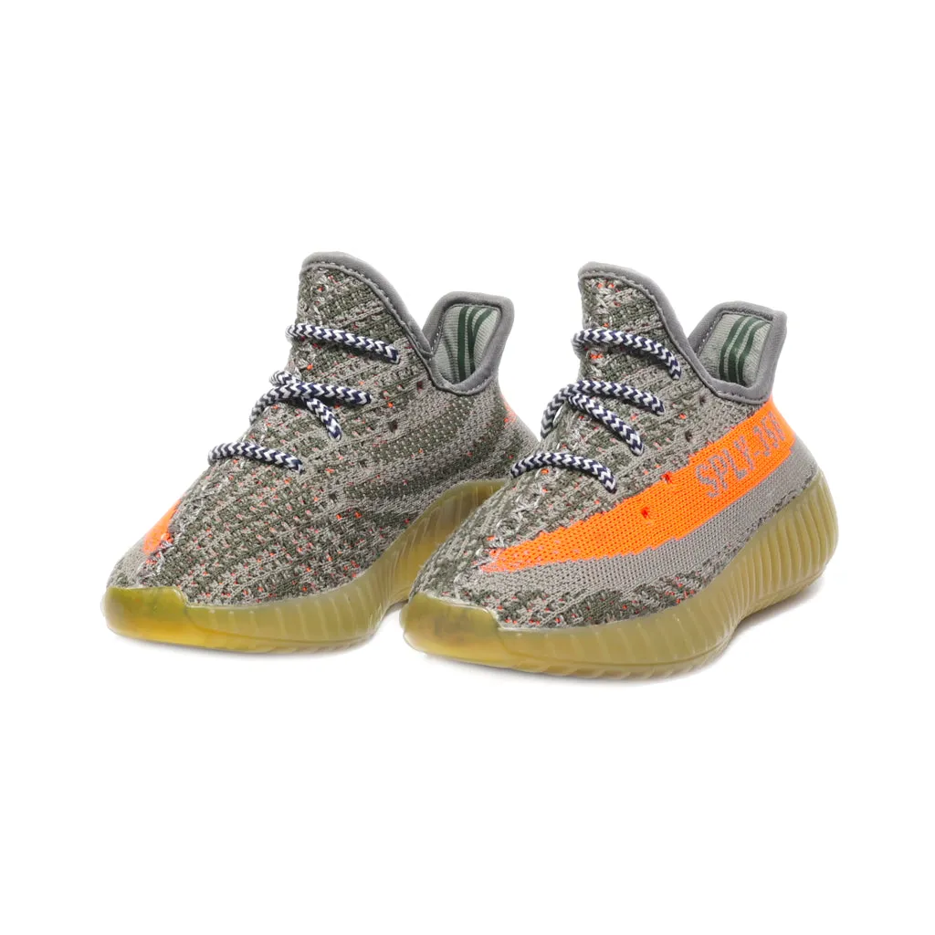 Adidas Yeezy Sneakers Fabric Grey Colour For Kids