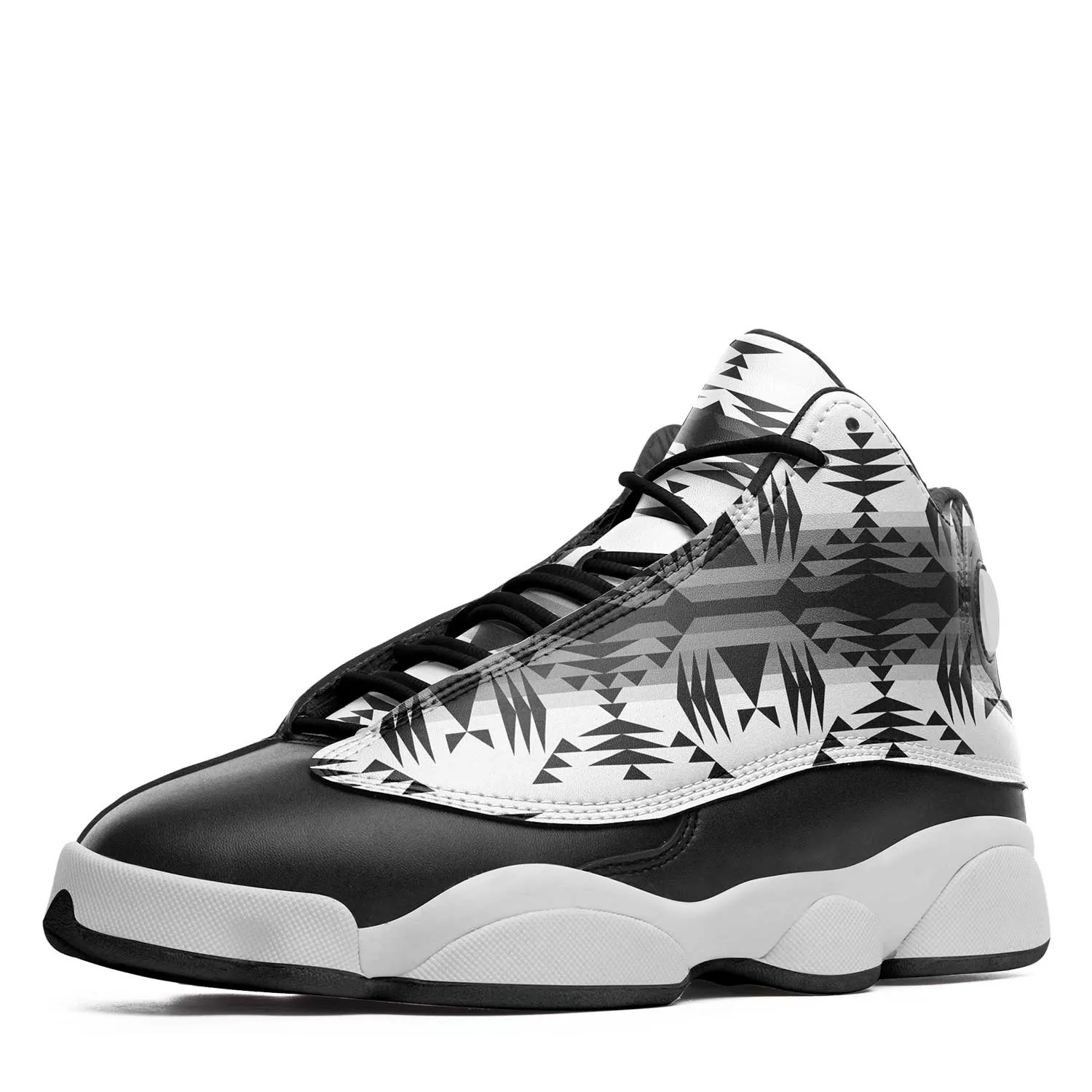 Between the Mountains White and Black Isstsokini Athletic Shoes
