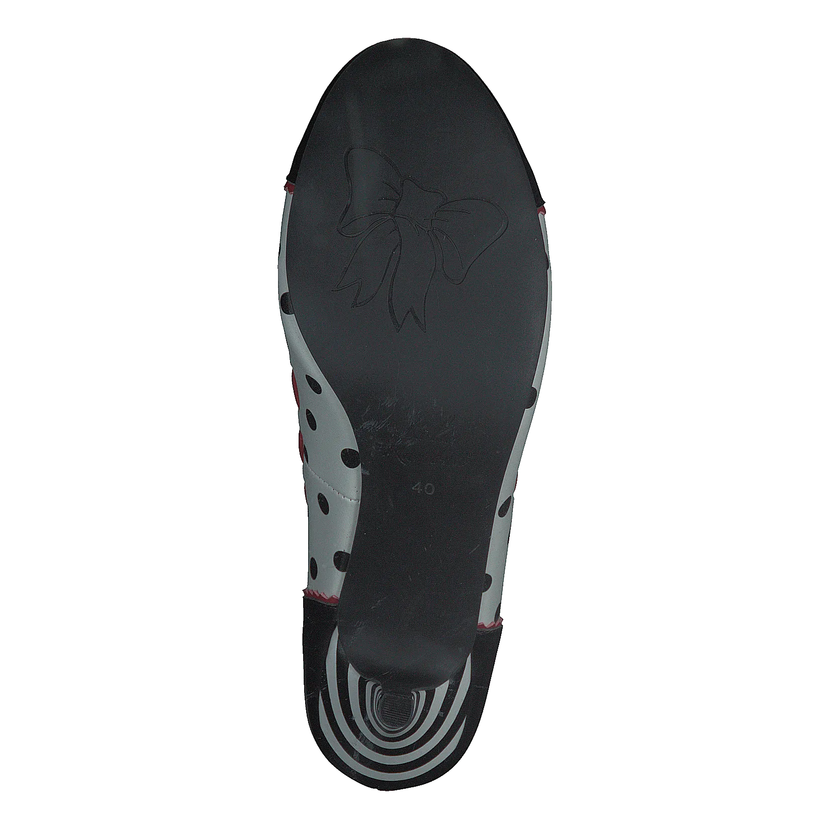 Cherry Fizzy Black/white/red - Dots