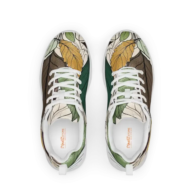 Dipaliz Men's Athletic Shoes Colored Leaves