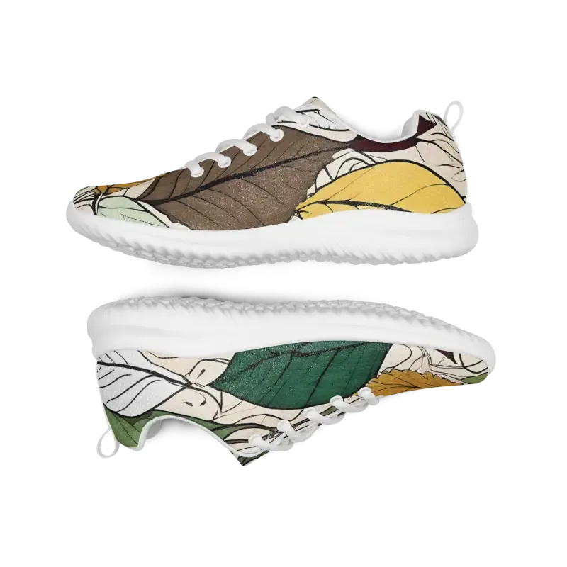 Dipaliz Men's Athletic Shoes Colored Leaves