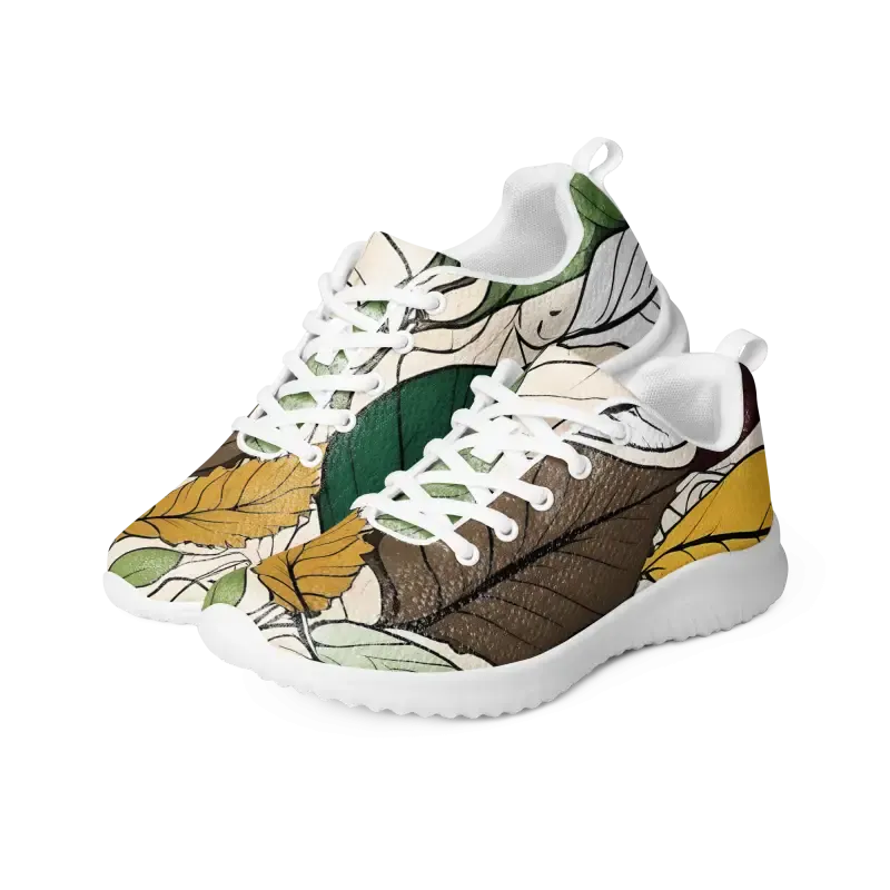 Dipaliz Men's Athletic Shoes Colored Leaves