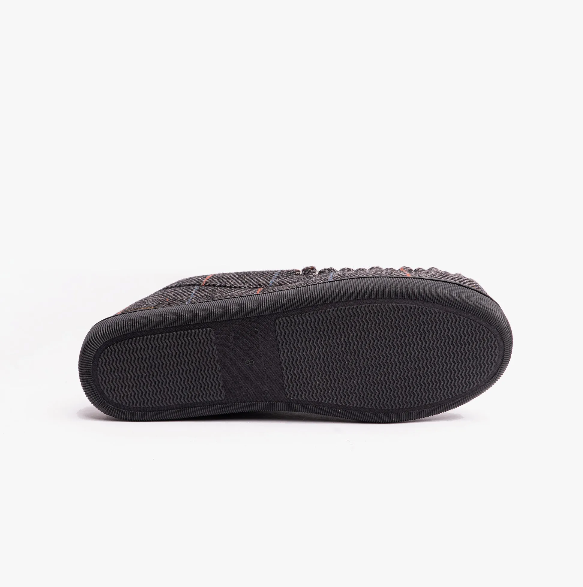 Dr Keller BURT Mens Full Slippers Grey