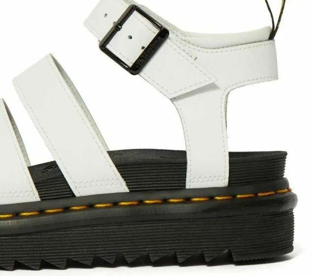 Dr Martens Blaire White Hydro Leather Sandal 25768100