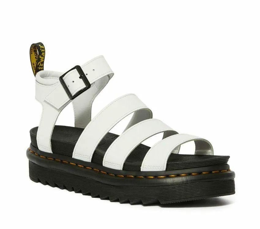 Dr Martens Blaire White Hydro Leather Sandal 25768100
