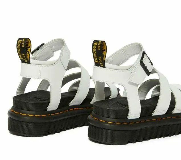 Dr Martens Blaire White Hydro Leather Sandal 25768100