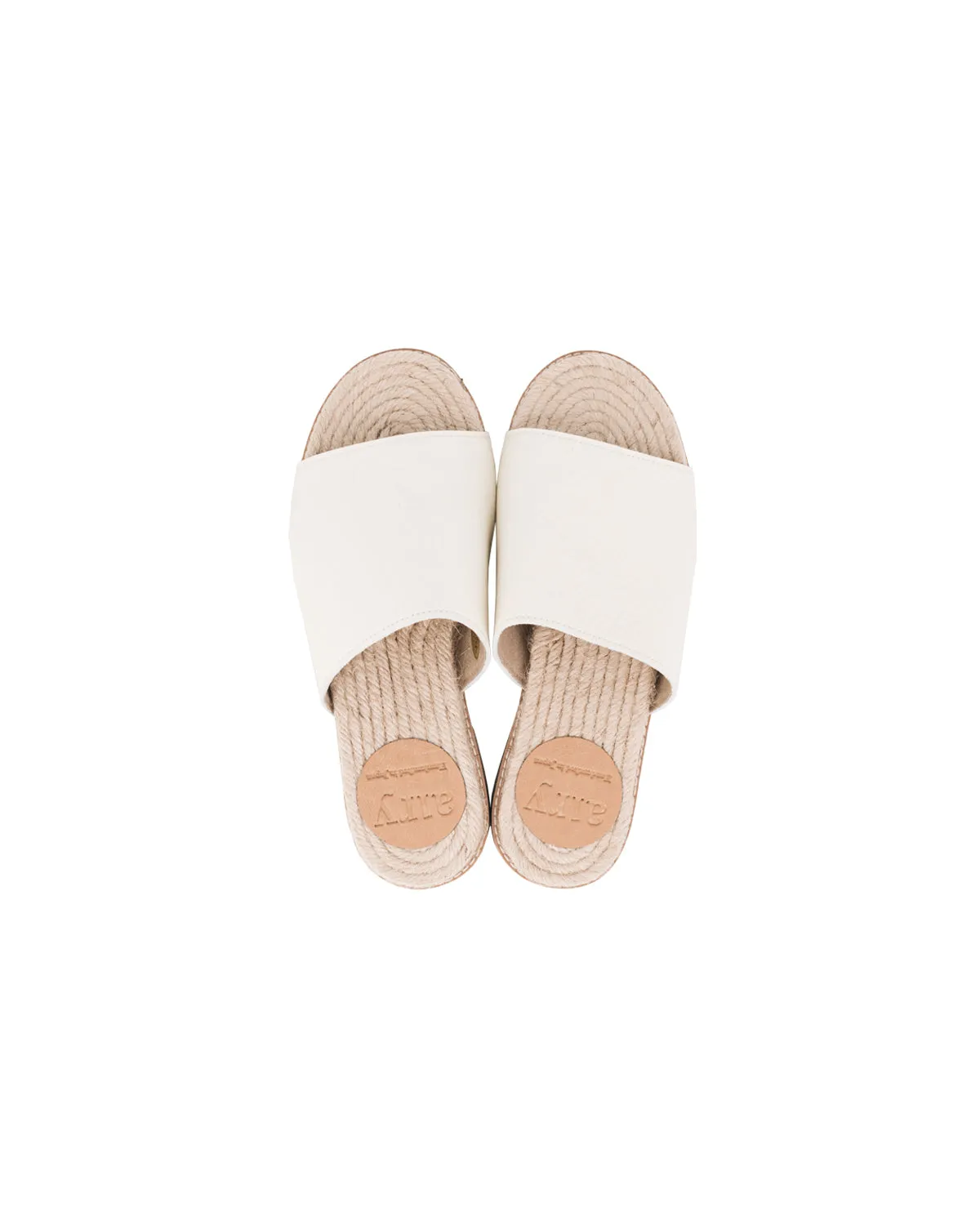 Kelia Sandals - Shiny Cream White