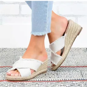 Light and airy summer sandals