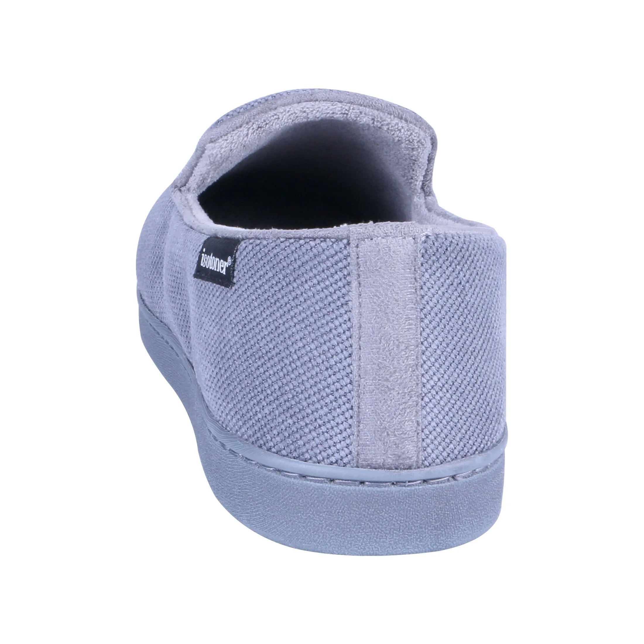 Men's Diamond Corduroy Loafer Slipper with Moisture Wicking and Gel Infused Memory Foam