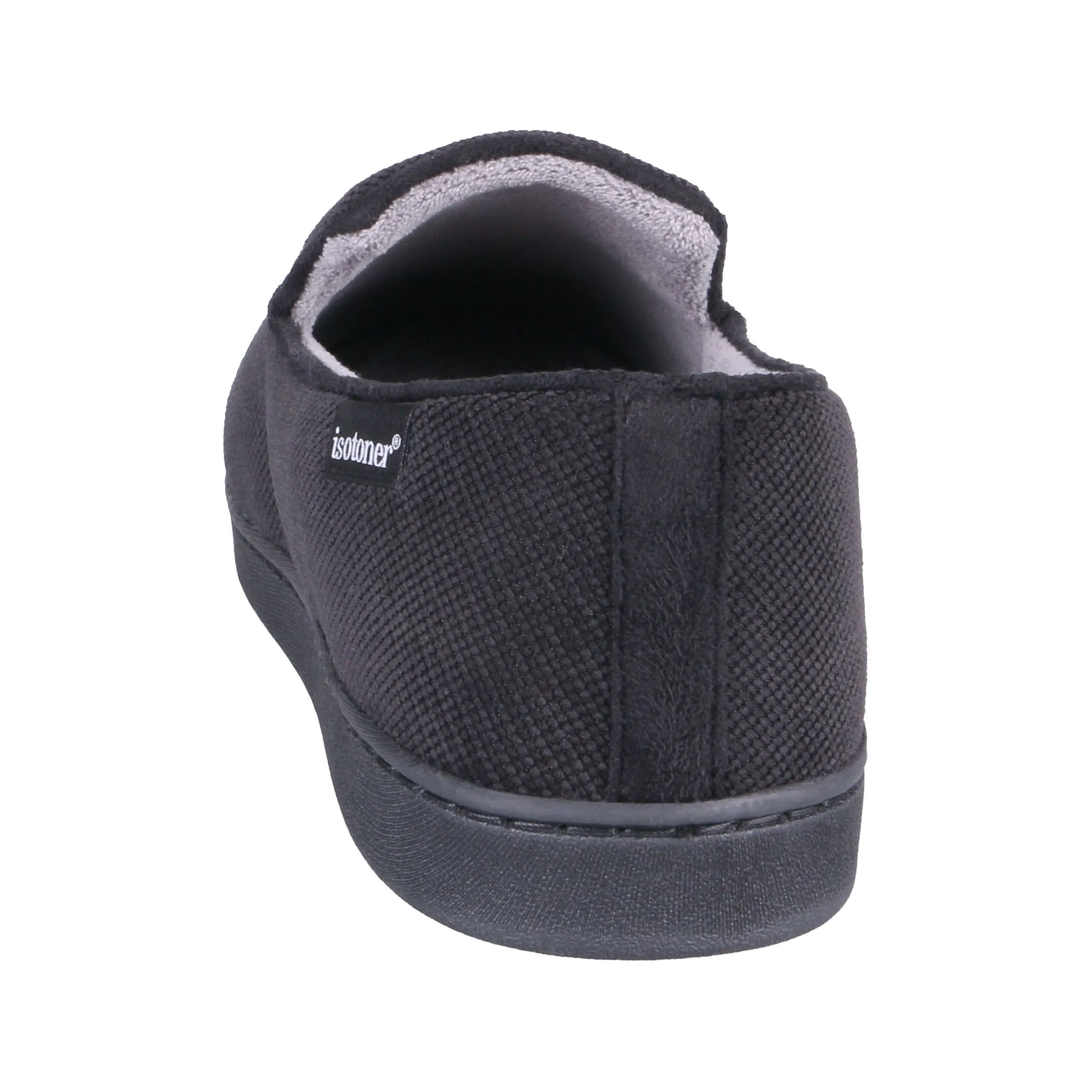 Men's Diamond Corduroy Loafer Slipper with Moisture Wicking and Gel Infused Memory Foam