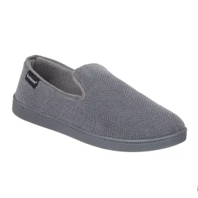Men's Diamond Corduroy Loafer Slipper with Moisture Wicking and Gel Infused Memory Foam