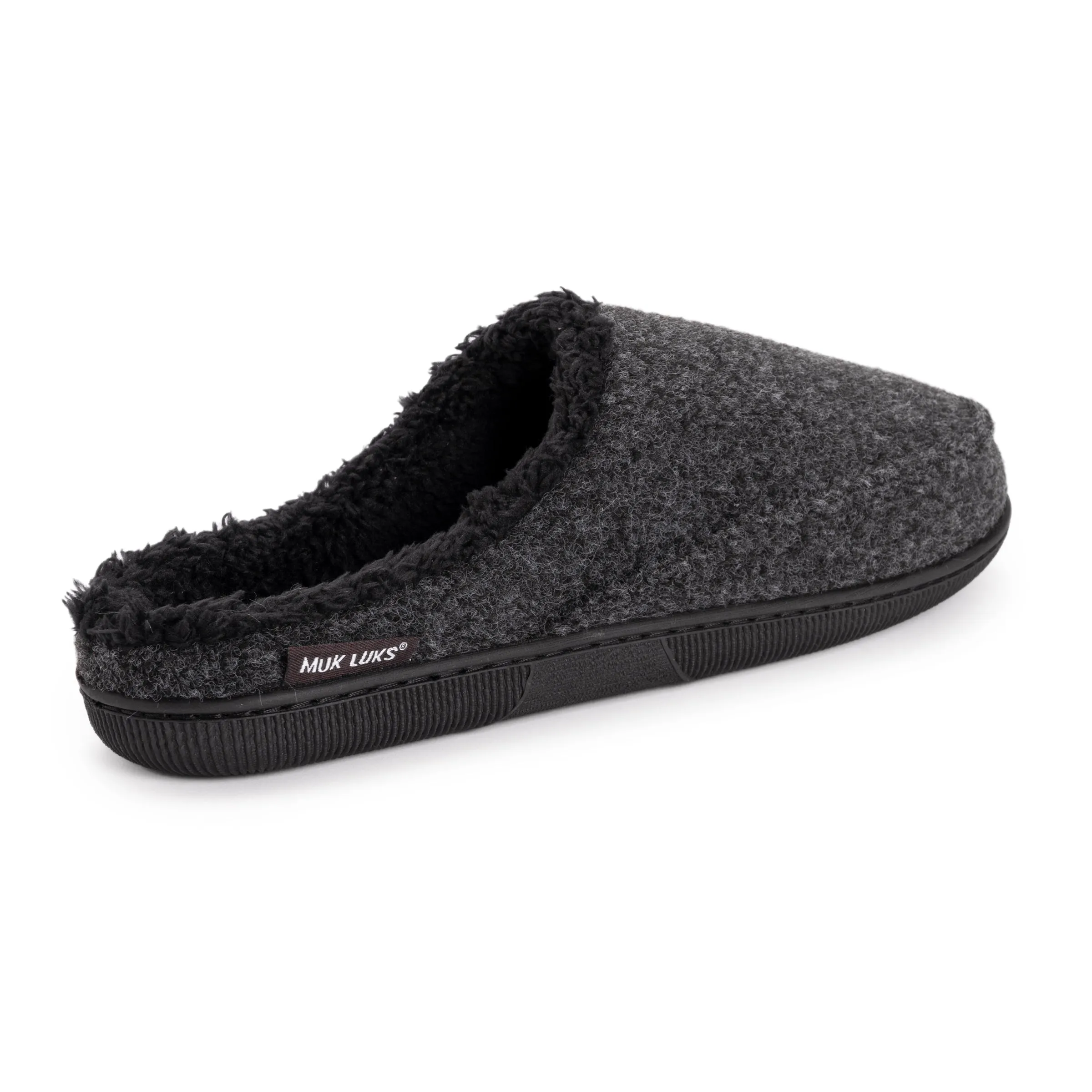 Men's Faux Wool Clog Slippers
