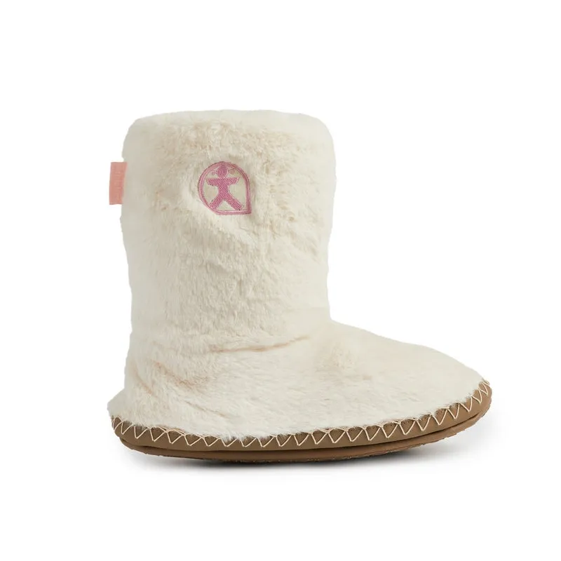 Monroe - Faux Fur Slipper Boot - Cream / Moonrock