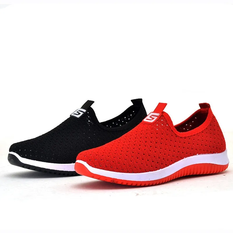 Non Slip Vulcanized Sneaker Mesh Shoes