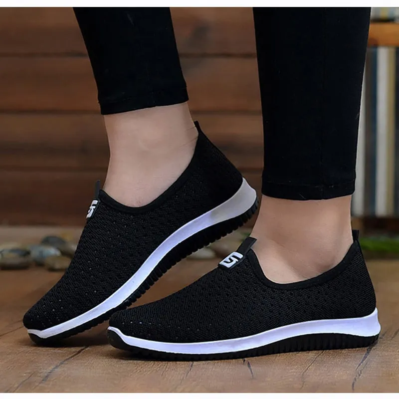 Non Slip Vulcanized Sneaker Mesh Shoes