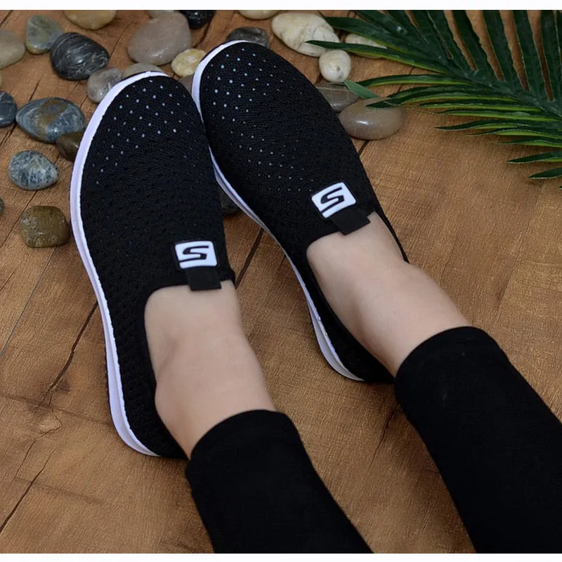 Non Slip Vulcanized Sneaker Mesh Shoes