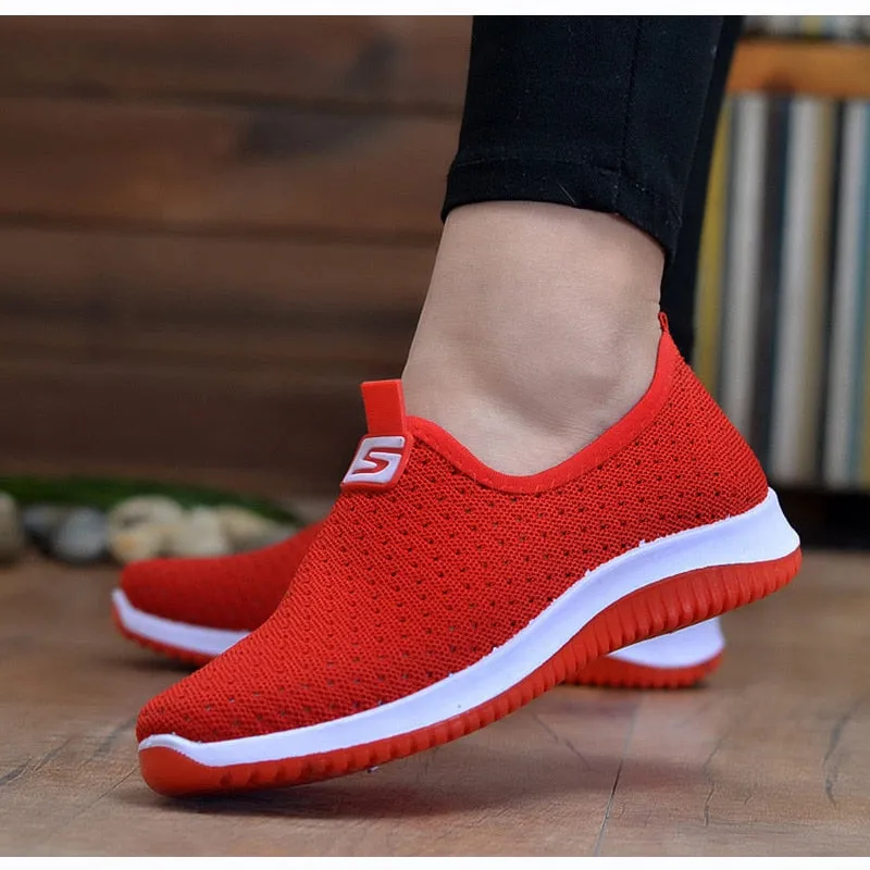 Non Slip Vulcanized Sneaker Mesh Shoes