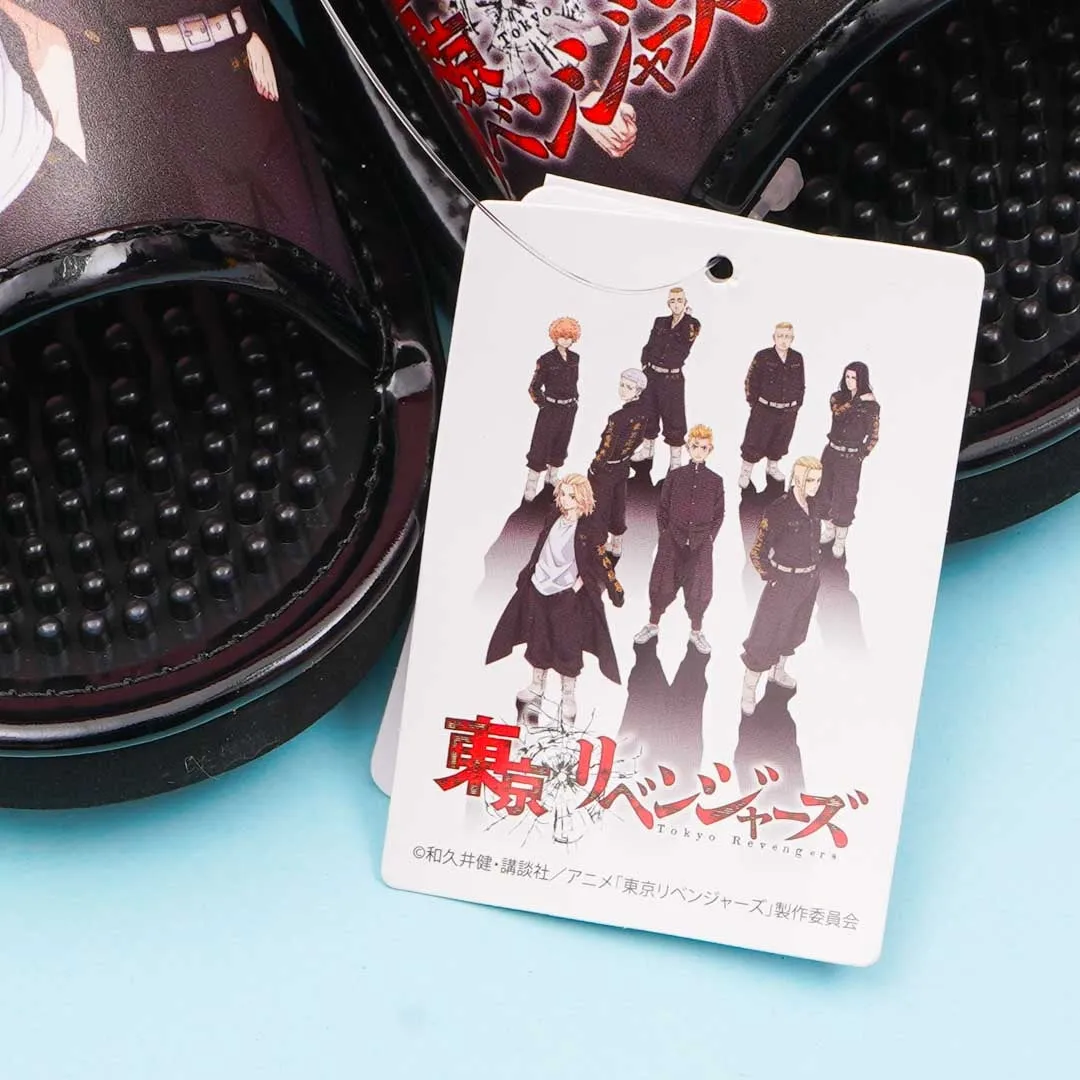 Tokyo Revengers Acupressure Sandals - Black / Large