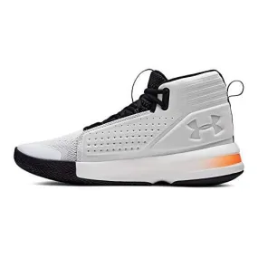 Under Armour Men's Torch Basketball Shoe, White (105)/Black, 9 M US