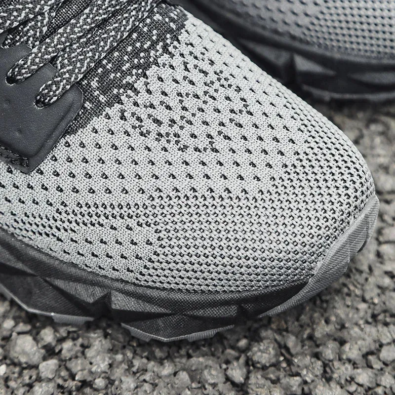 Winter Men Casual Thick-soled Outdoor Mesh Men's Sports Shoes  Fashion Comfortable Breathable Cushioning Running Shoes